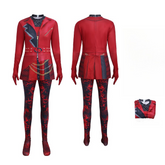 Descendants 5 Red Princess Cosplay Bodysuit, Custom Outfit for Halloween & Theme Party