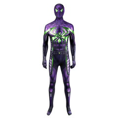 Marvel Spider-Man Miles Morales Purple Reign Suit - Agatha the Witch Cosplay Costume - Halloweez