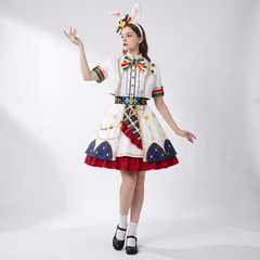 Uma Musume Pretty Derby Christmas Oguri Cap Cosplay Costume - Santa Night Outfit Set - Halloweez