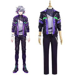 Virtual Idol Nijisanji Suit VTuber Fuwa Minato Cosplay Costume Set - Halloweez