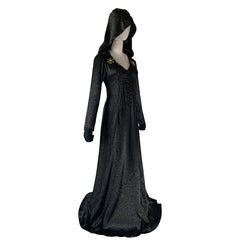 Resident Evil 8 Moth Lady Cosplay Costume - Lady Dimitrescu Long Dress Vampire Halloween Outfit - Halloweez