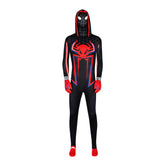 Spider-Man Cosplay Costume Halloween Bodysuit Hood Jumpsuit for Stage Performance and Role Play - Halloweez