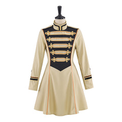 Beige Mid-Length Military Officer Coat Cosplay Costume - Anime & Game Inspired Replica - Halloweez