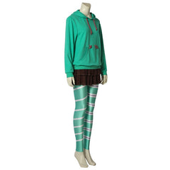 Halloweez Wreck-It Ralph Vanellope Von Schweetz Cosplay Costume for Kids and Adults - Halloweez