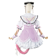 VTuber Minato Aqua Cosplay Costume 2024 Cat Ear Maid Dress for Anime Fans - Halloweez
