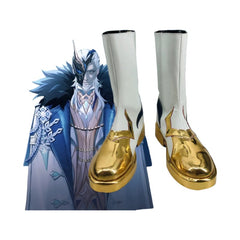 Genshin Impact Fatui Harbinger Pierro Cos Shoes for Comic Con Anime Cosplay - Halloweez