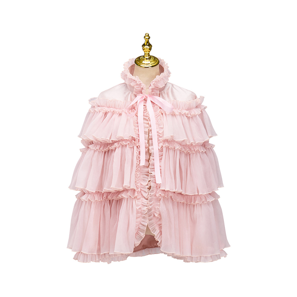Anime Pink Mid-Length Cape Cosplay Costume – Elegant & Authentic Replica for Cosplay Enthusiasts - Halloweez