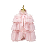 Anime Pink Mid-Length Cape Cosplay Costume – Elegant & Authentic Replica for Cosplay Enthusiasts - Halloweez