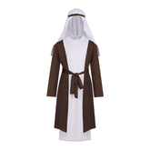 Arabic Cosplay Costume Middle East Dubai Shepherd Elder Halloween Party Outfit - Halloweez