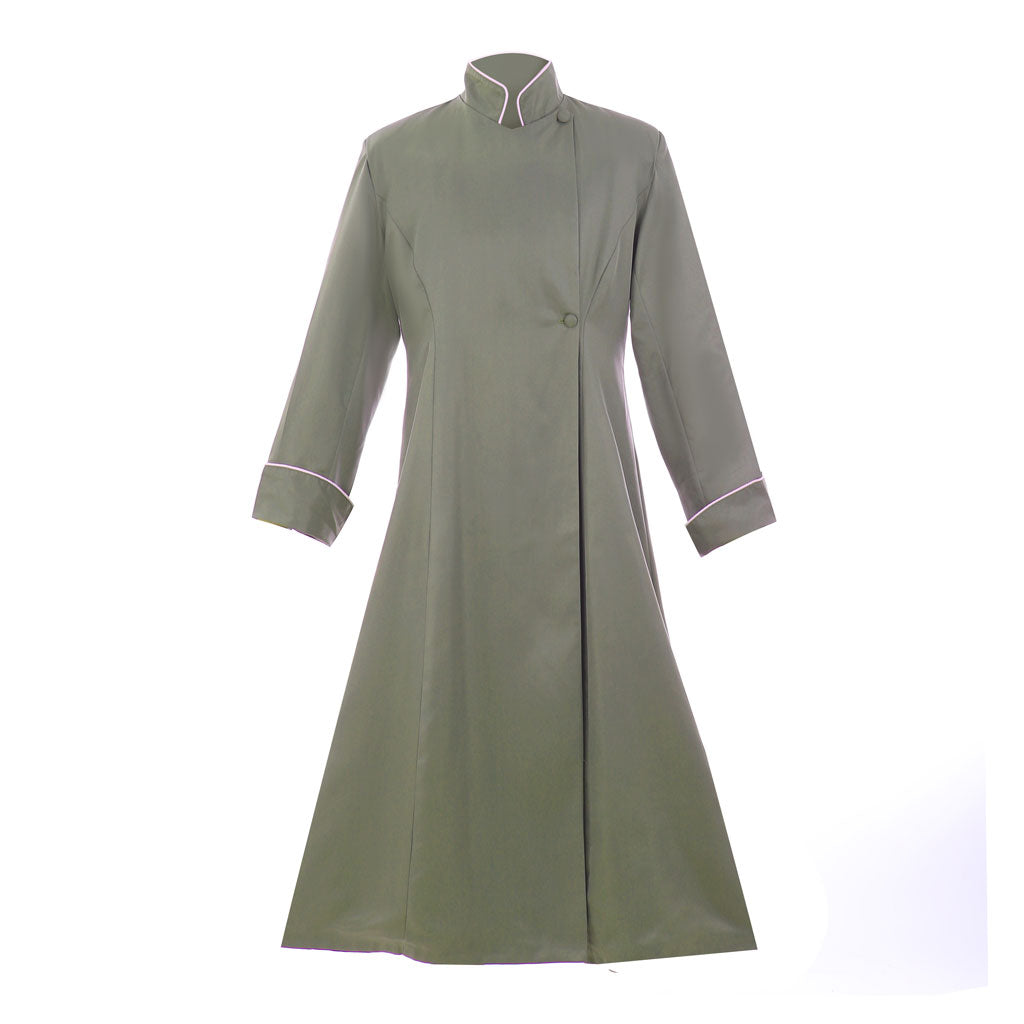 Authentic Medieval Priest Robe - Long Sleeve Vintage Stand Collar Costume by Halloweez - Halloweez