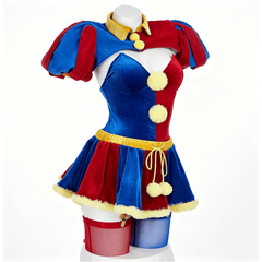 Female Joker The Amazing Digital Circus Cosplay Costume, Custom Outfit for Halloween & Comic Con