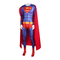 2025 New Superman Cosplay Costume Movie Same Superman Cosplay Jumpsuit Tight Suit Stage Performance Clothing - Halloweez