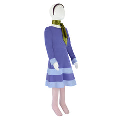 Scooby-Doo Daphne Children's Purple Dress Halloween Cosplay Costume - Halloweez
