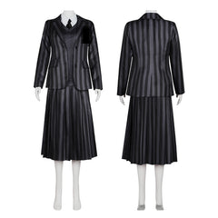 Wednesday Addams Cosplay Costume from The Addams Family TV Show - Halloweez