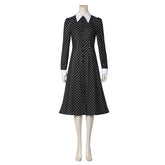 Halloweez Wednesday Addams Cosplay Dress – Unique Addams Family Costume for Women - Halloweez