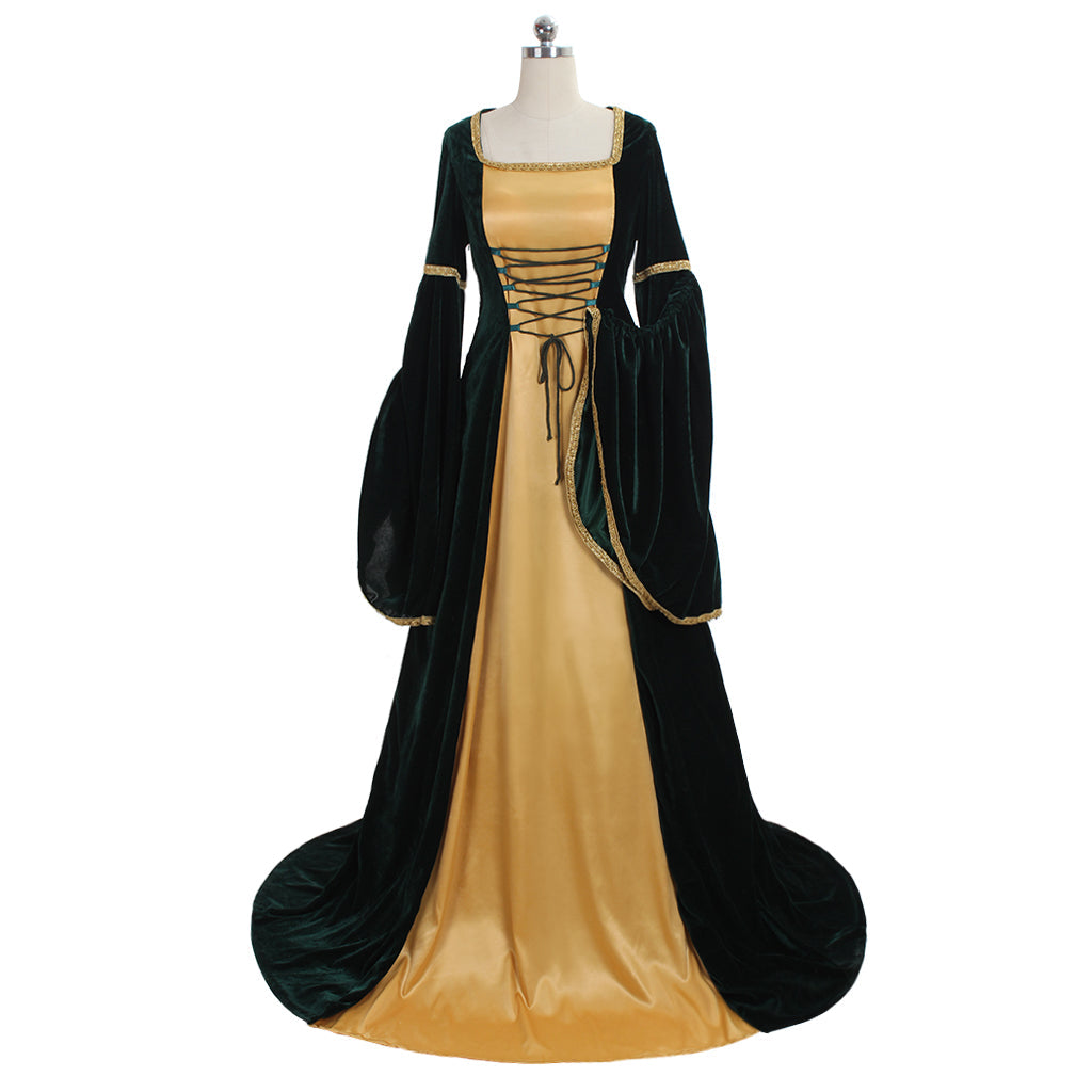 Elegant Halloweez Victorian Dress - Medieval, Gothic, & Southern Belle Inspired - Halloweez