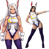 My Hero Academia Mirko Bunny Hero Cosplay Costume Full Bodysuit Battle Suit