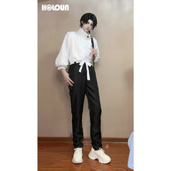 Halloweez Jujutsu Kaisen Yuta Okkotsu Cosplay Costume with Black Pants and Wig - Halloweez