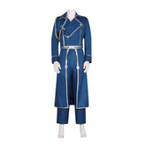 Roy Mustang Cosplay Costume - Fullmetal Alchemist Anime Outfit for Halloween and Performance - Halloweez