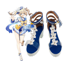Genshin Impact Barbara Shining Concerto Swimsuit COS Shoes for Comic Con Anime Cosplay - Halloweez