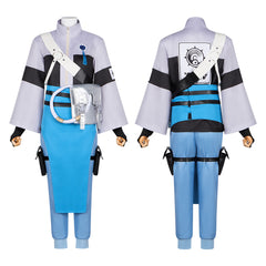 Zanka Abyss Warrior Ghost Cosplay Costume - Game Character Outfit for Halloween Stage Performance and Cosplay Events - Halloweez