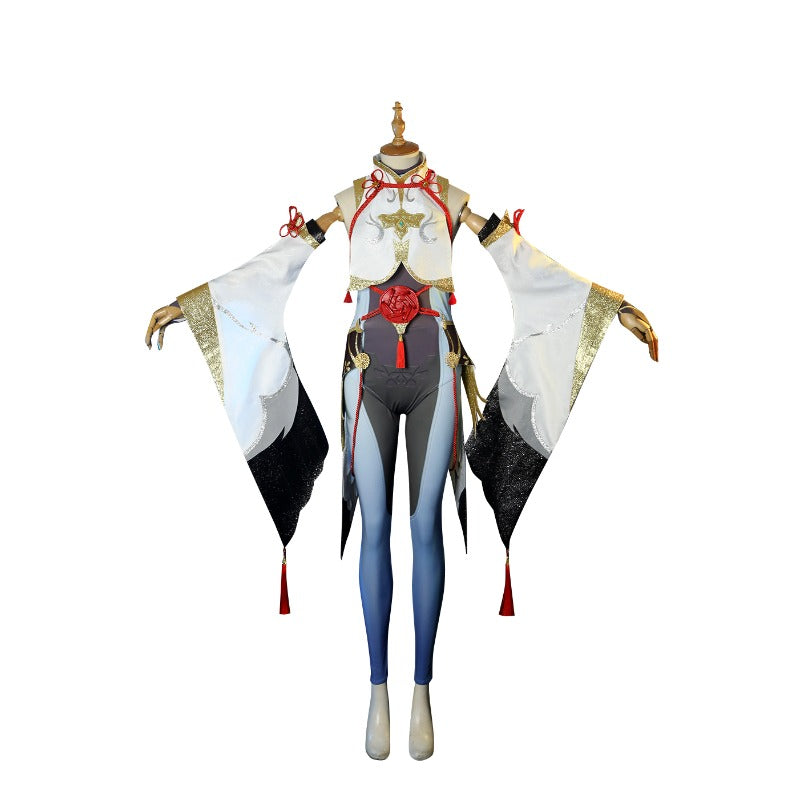 Halloweez Shenhe Cosplay Costume Full Set for Ultimate Halloween & Roleplay Experience - Halloweez