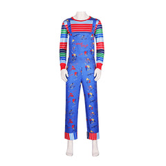 Chucky Child's Play Season 2 Cosplay Costume Horror Doll Overalls Performance Clothing - Halloweez