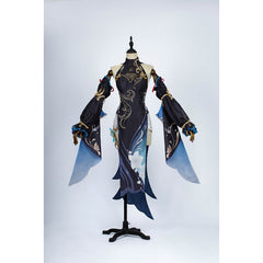 Stunning Ganyu Cheongsam Cosplay Costume - Halloweez Shen He Edition for Festivals - Halloweez