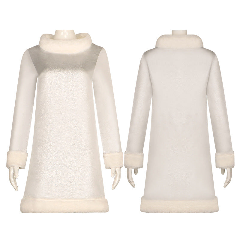 Wednesday Addams Enid the Werewolf Girl Cosplay Dress for Stage Performance - Halloweez