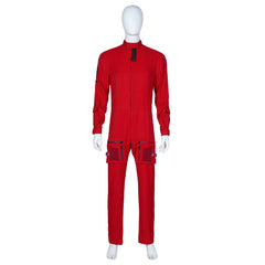 Halloweez Guardians of the Galaxy 3 Peter Quill Red Jumpsuit - Official Star-Lord Cosplay Outfit - Halloweez