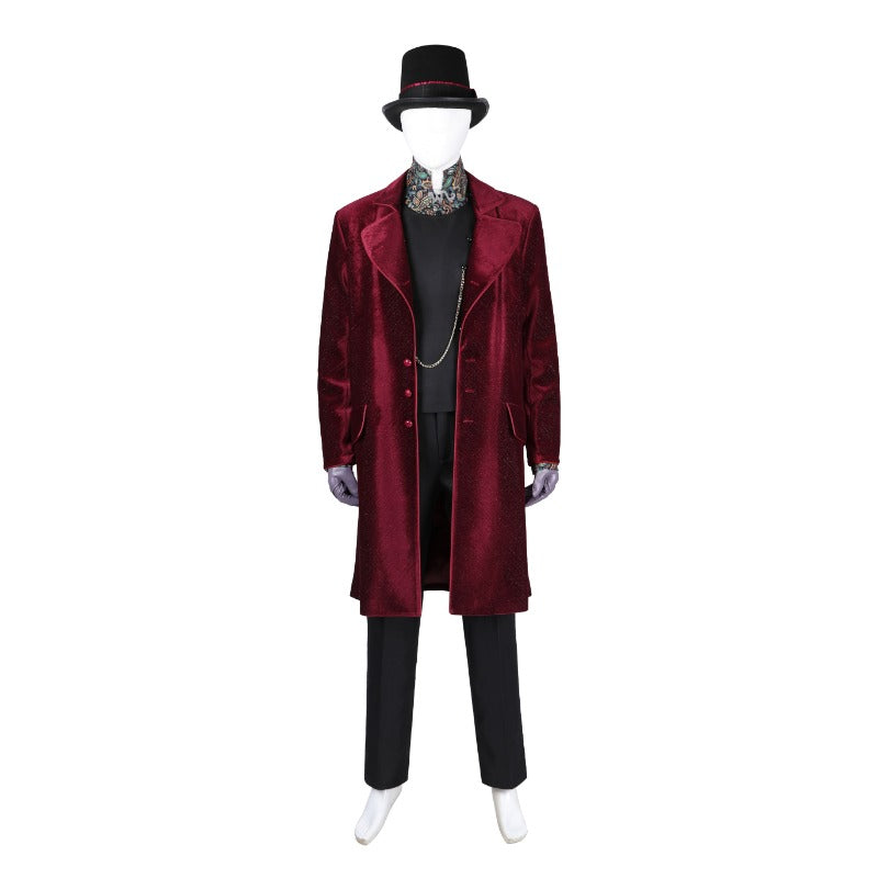 Halloweez Wonka Cosplay Costume for Adults - Enchanting Chocolate Factory Outfit for Halloween & Carnival Parties - Halloweez
