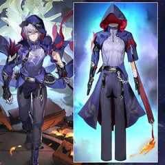 Halloweez Exclusive Moze Cosplay Costume - Honkai Star Rail Themed Shadow Guard Men's Outfit - Halloweez