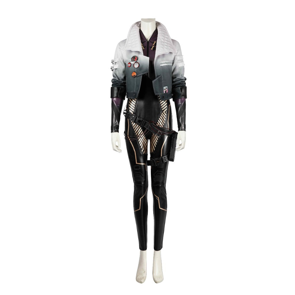 Cyberpunk 2077 Songbird (So Mi) Cosplay Costume - High Quality Replica - Halloweez