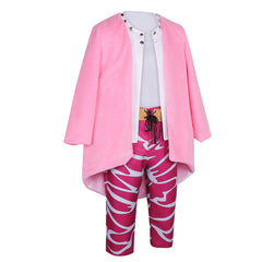 One Piece Donquixote Doflamingo Cosplay Costume for Halloween and Anime Events - Halloweez