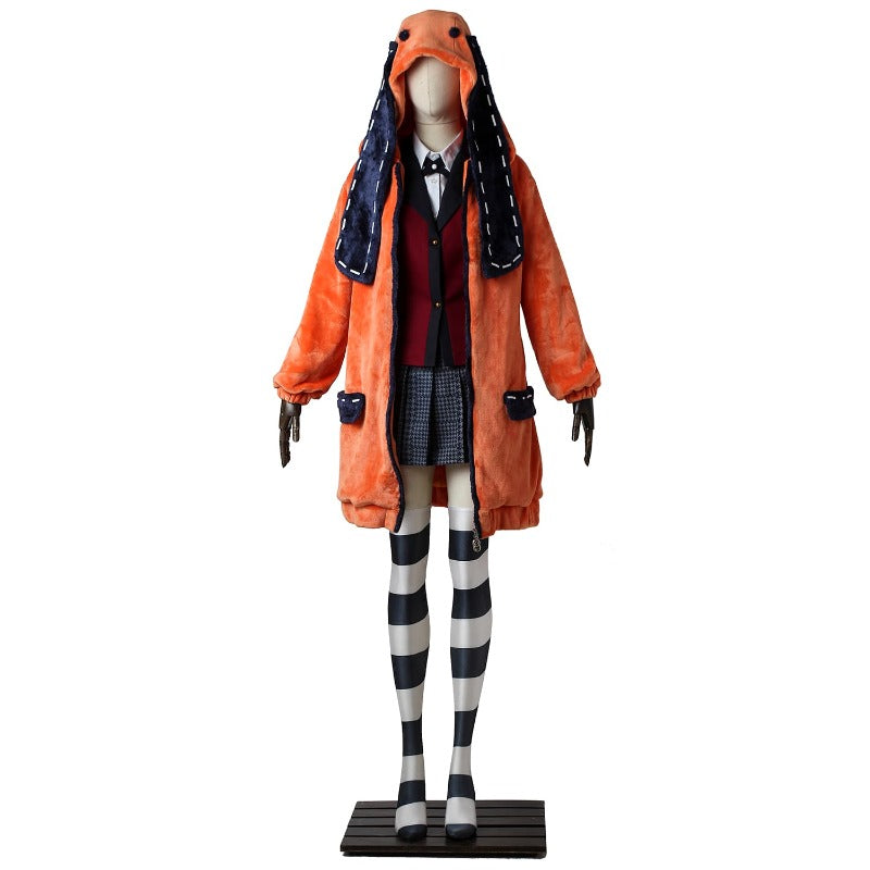 Halloweez Yumeko Jabami Cosplay Costume - Premium Japanese School Girl Uniform for Halloween & Kakegurui Fans - Halloweez