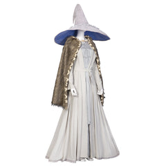 Halloweez Sorceress Cosplay Costume Elden Ring Robe & Everak Hat for Men and Women, Premium Quality Carnival Outfit - Halloweez