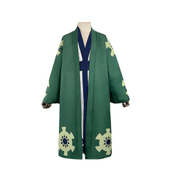 One Piece Wano Country Zoro Cosplay Yukata Kimono Japanese Anime Costume - Halloweez