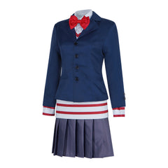 Dandadan Supernatural Armed Cosplay Costume - White Bird Airo School Uniform - Halloweez