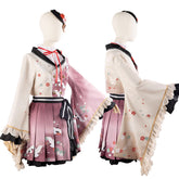 Project Sekai Akiyama Mizuki Cosplay Costume Anime Japanese Kimono Outfit - Halloweez