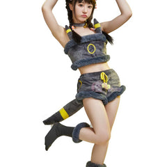 Soft Pokémon Umbreon and Vespiquen Kigurumi Cosplay Pajama Set - Halloweez