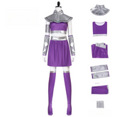 Teen Titans Starfire Cosplay Costume Raven Girl Halloween Stage Outfit Ready Stock - Halloweez