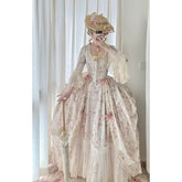 Halloweez Rococo Dress - 18th Century Victorian Lady Royal Court Costume - Halloweez