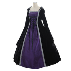 Elegant Medieval Retro Dress - Victorian Tudor Spanish Noble Halloween Carnival Cosplay by Halloweez - Halloweez