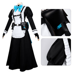 Blue Archive Toki Asuka Cosplay Costume Anime Maid Uniform Women's Full Set - Halloweez