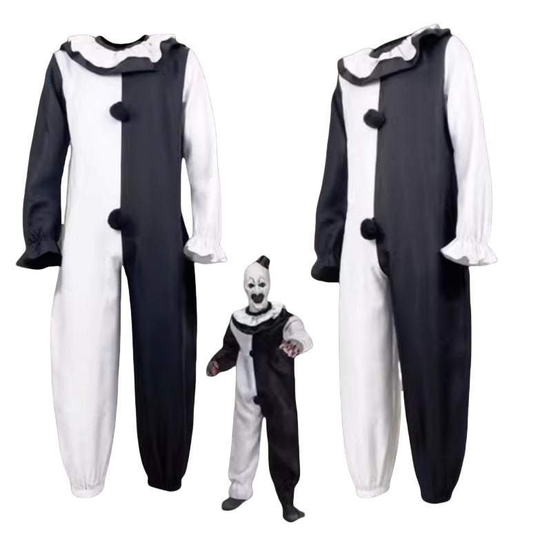 Terrifier Art the Clown Cosplay Costume - Scary Movie Halloween Outfit - Halloweez