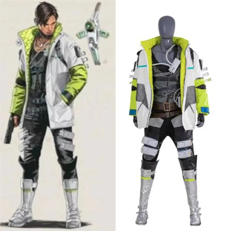 Halloweez Apex Legends Crypto Cosplay Costumes for Men - Halloween & Carnival Party Outfits - Halloweez