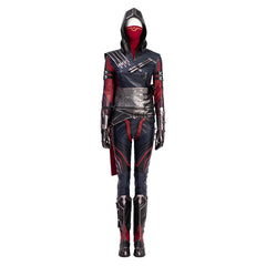 Halloweez Apex Wraith Cosplay Costume for Women - Evil Spirit Fighter Halloween Suit with Mask & Accessories - Halloweez