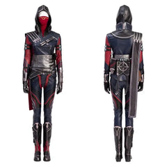 Halloweez Apex Wraith Cosplay Costume for Women - Evil Spirit Fighter Halloween Suit with Mask & Accessories - Halloweez