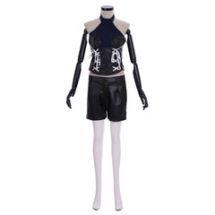 Stunning Halloweez Aqua Cosplay Costume for Women - Sexy Black Uniform Suit with Accessories for Halloween Parties and Comic Con - Halloweez