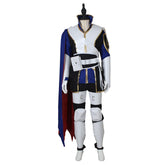 Halloweez Fire Emblem Roy Mercenary Cosplay Costume for Men with Cape - Ideal for Halloween and Carnival Parties - Halloweez